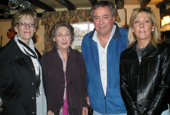 With Aunty Frances, Frank and Jo