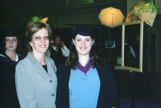 Loughborough graduation with Michelle