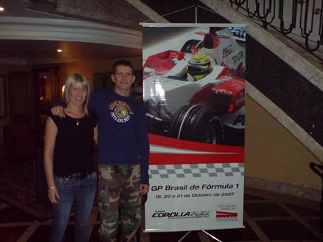 Bruce's 40th Birthday in Sau Paulo for the 2007 Grand Prix x