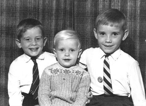 My boys in 1969 Philip-Bruce-Neil
