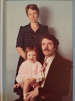 Pat Paul and Heather 1976