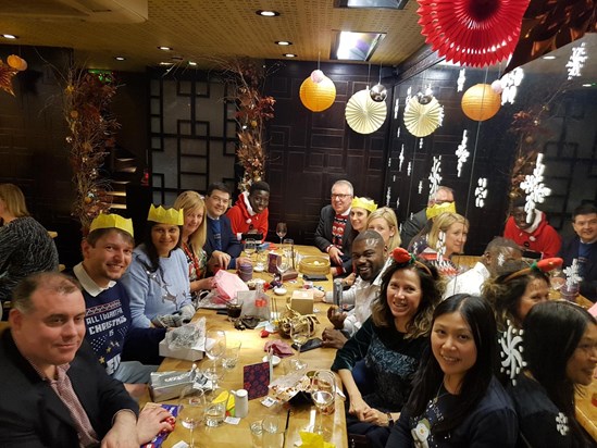 2018 Team Christmas Lunch - Santander Secretariat