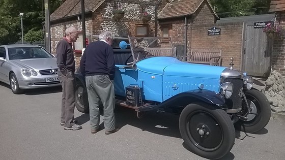 ALAN outside the Blue Ball at Asheridge with   Brian Fuller[56898]