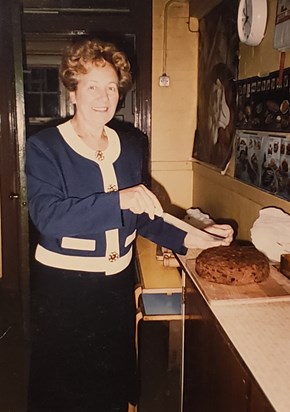 Home baked cakes in the school..