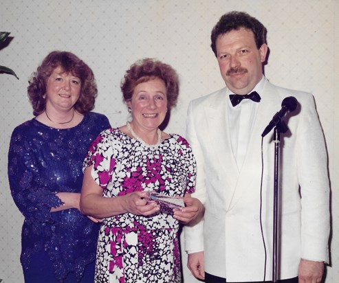 1988 "Ladies Night"....  with Pat and Brian 