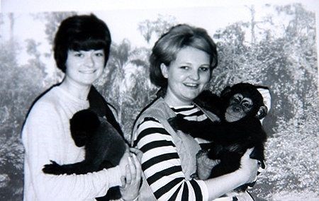 Two monkeys & Bernie & Cynthia