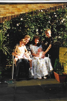 Happy family with Laura 1998