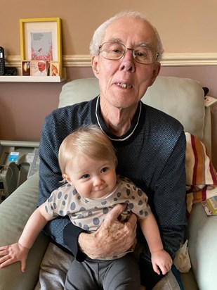 Mila with her great grandad🤍