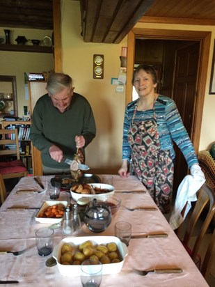 Lovely lamb Sunday lunch