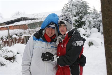 ryan and Jack in the horrible snow