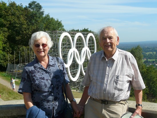 Olympic rings, Boxhill , 2012