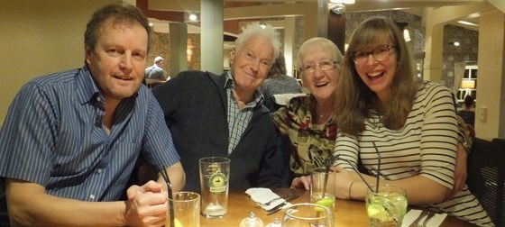 Jim, Terry, Barbara and Katie 2016