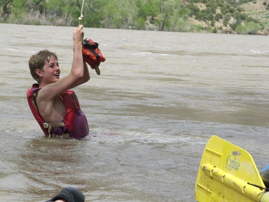 Having fun on the river, June 2011 