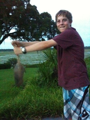 Catching Armadillos with my bare hands!