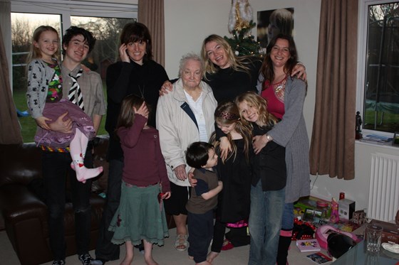 Christmas 2008 before Quita and Hywel moved to Oz
