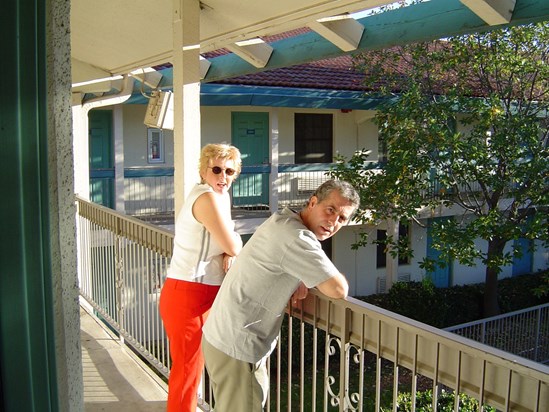 Jan and Ken in Memphis hotel 2003