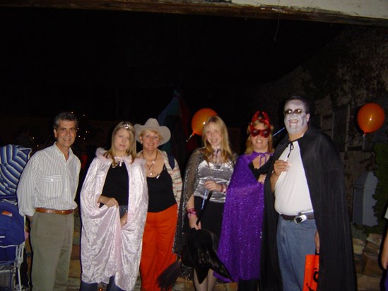 Halloween Ken, Rachel, Jan, Jenny, Deb, Kurt