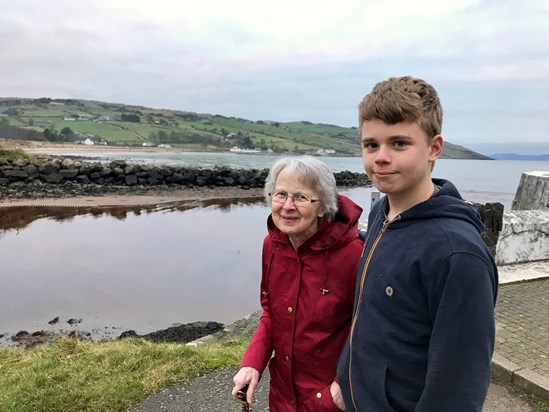 Walking with Granny Cushendall