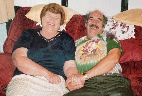 Jean with her brother Tony.