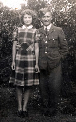 Dawn's Mum & Dad at Wells in 1940s