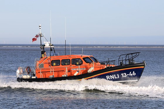 The new Shannon class Wells Lifeboat.