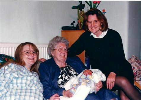 4 Generations!  Love this pic of Gran. Did Mum have to be SO glam the day after I gave birth?!