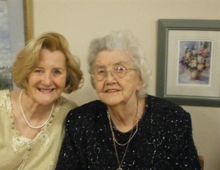 Gran & Mum, January 2011.  Party time!