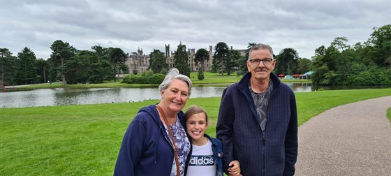 Nanny, Ava and Grandad