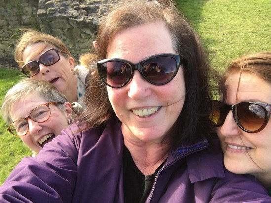 Lesnes Abbey before our first reunion trip to Devon. We were all so happy to be back together and Deb of course organised it!!! Happy Days xxxx