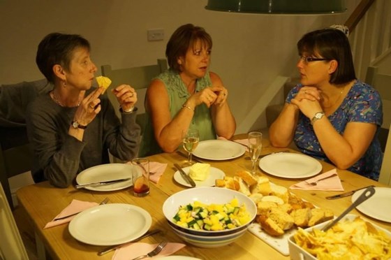 Deb, Mum and Cathy at my hen do - 2015 