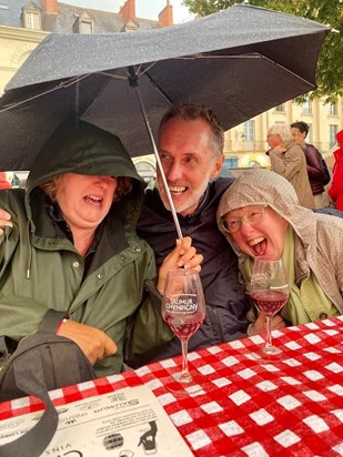 Rain. Le Grand Table. Laughter. Lovely memories. xx