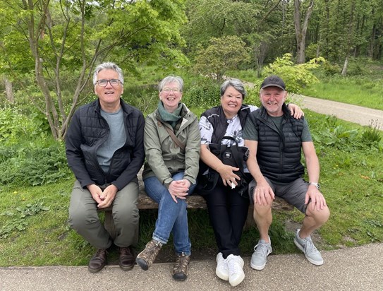 Our last weekend together (treasured memory) - RHS Bridgewater, Worsley 3rd May 2024 - two days before the Jethro Tull concert. 