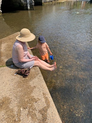 Debbie and Oscar at Eynsford 