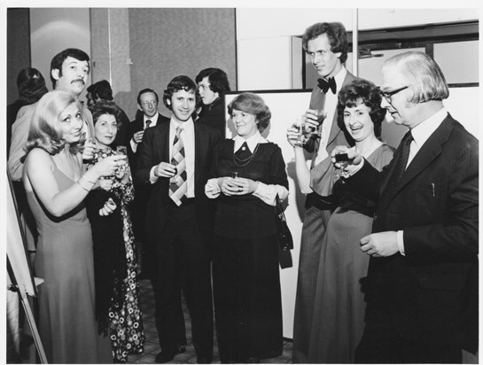 Connie (center) Branch Council Diner 1976