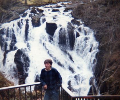 Mark at Swallow Falls N. Wales Summer 1984