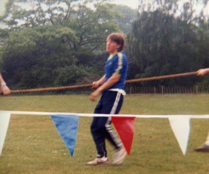 Tug-O-War Sportsday Hurn Court school 1985