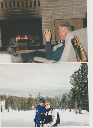 Lake Tahoe skiing with John