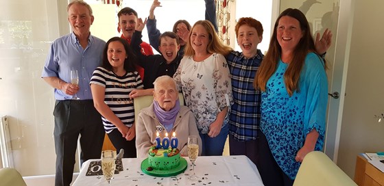 Sam Celebrates his 100th Brithday