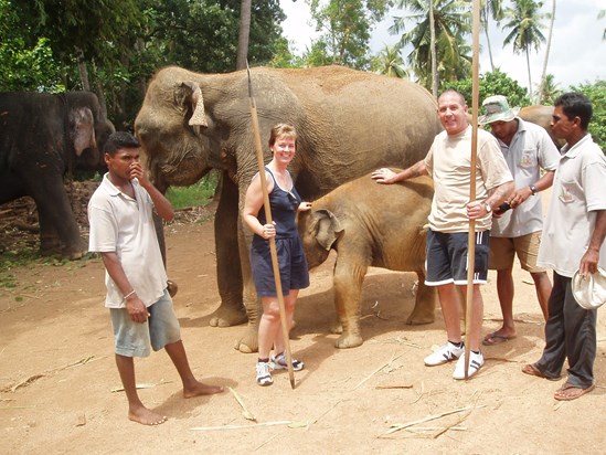Anne loved elephants, Sri Lanka 2005