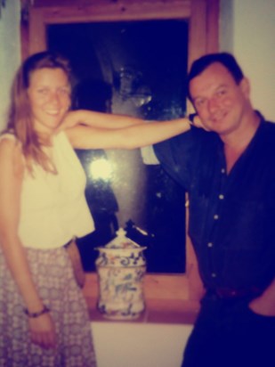 Suzie and Peter, Paciano 1990… such generous and kind hosts x