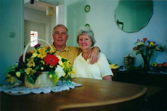 June and Brian at home