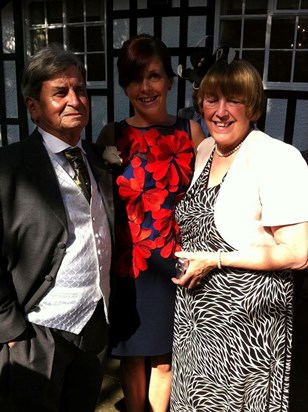 John, Joyce and Marie at John Jnr's wedding!