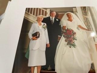 Very proud daughter on my wedding day