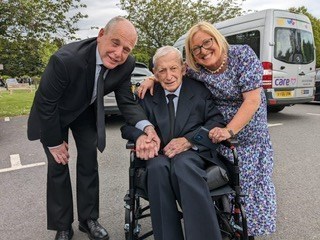 saying goodbye to mum together x