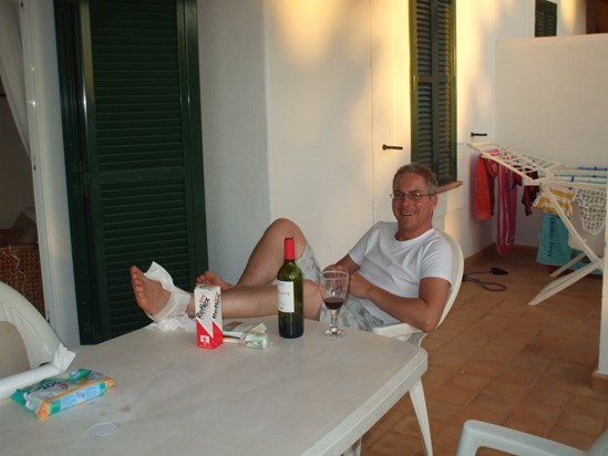 The beer bottle incident Mallorca!