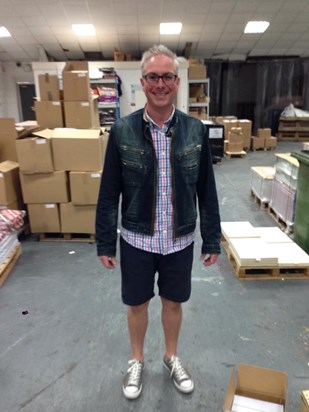 Andy's 2014 summer look.. once we'd made him take his socks off!!