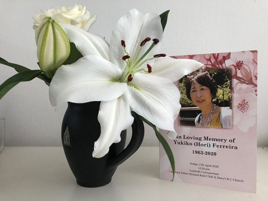 A beautiful lily in full bloom - thinking of Yuki and her family 20 Apr