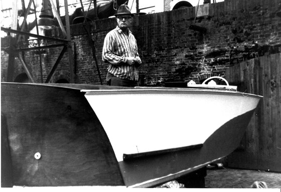 Repairing beloved boat (1970)