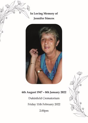 In Loving Memory of Jennifer Simcox