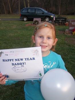 Happy New Year Daddy! From Emily
